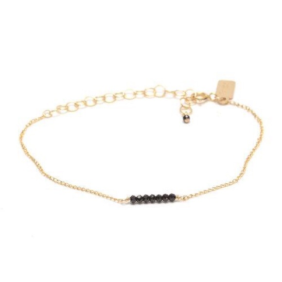 Delicate gold or black bead bracelet🎉 - Picture 2 of 2